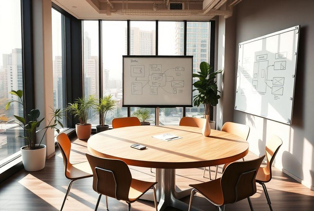 Meeting room at the Spektra Digital studio in Bukit Bintang